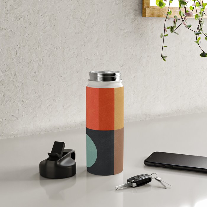 geometric abstract 19 Water Bottle Gallery Image 4