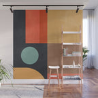geometric abstract 19 Wall Mural Gallery Image 1