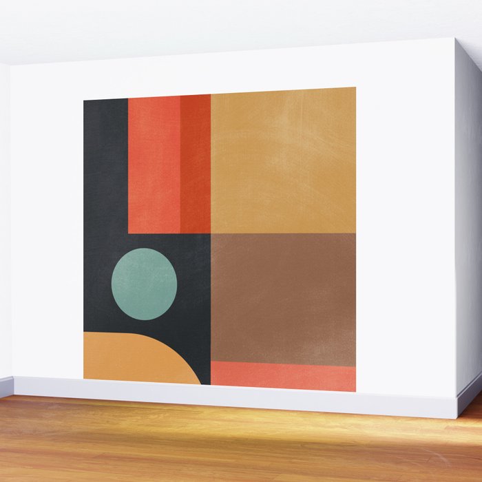 geometric abstract 19 Wall Mural Gallery Image 2