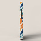 Citrus Fruits - Blue and Orange iPhone Case Gallery Image 2