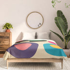 Mid-Century Abstract Balance 11 Comforter Gallery Image 3
