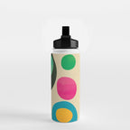 Mid-Century Abstract Balance 11 Water Bottle Gallery Image 2