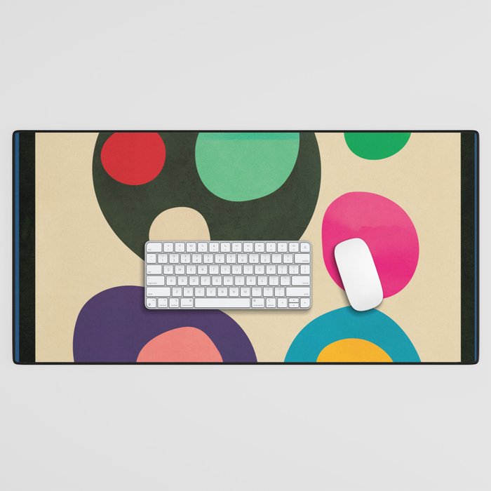 Mid-Century Abstract Balance 11 Desk Mat Gallery Image 1