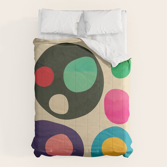 Mid-Century Abstract Balance 11 Comforter Gallery Image 6