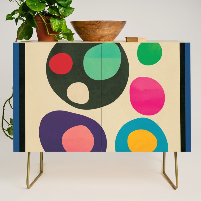 Mid-Century Abstract Balance 11 Credenza Gallery Image 1