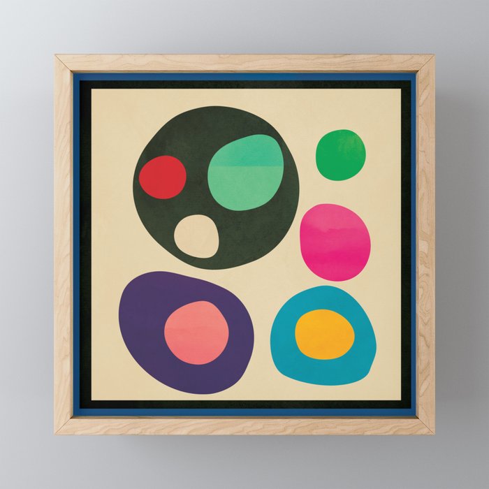 Mid-Century Abstract Balance 11 Mini Art Print Gallery Image 1