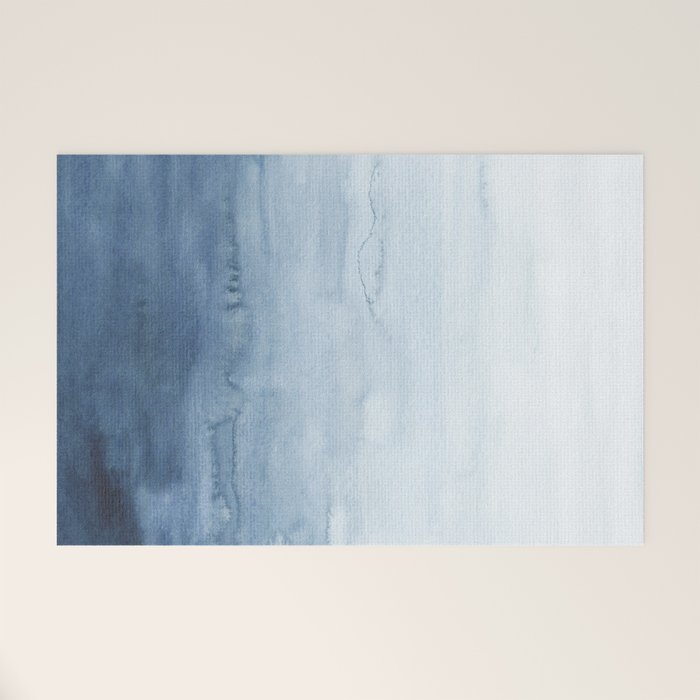 Indigo Abstract Painting | No. 4 Welcome Mat Gallery Image 1