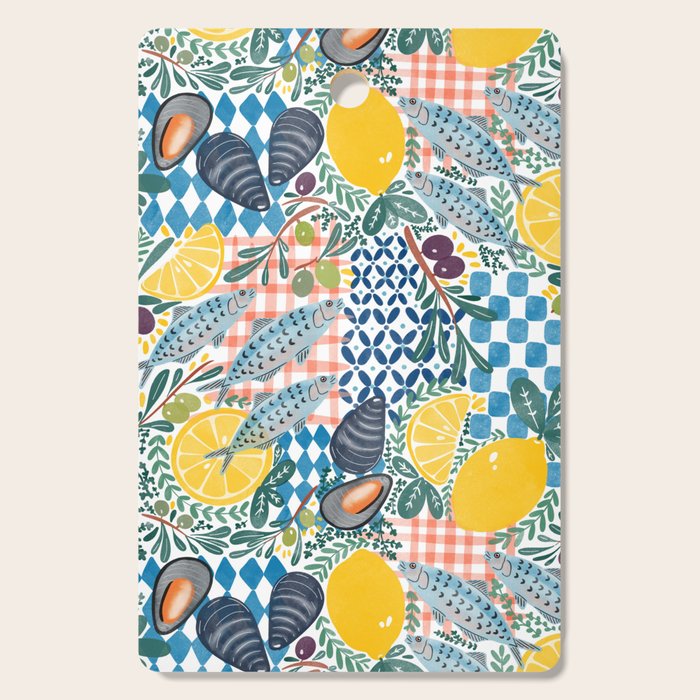 Citrus Coastal Adventure Cutting Board Gallery Image 1
