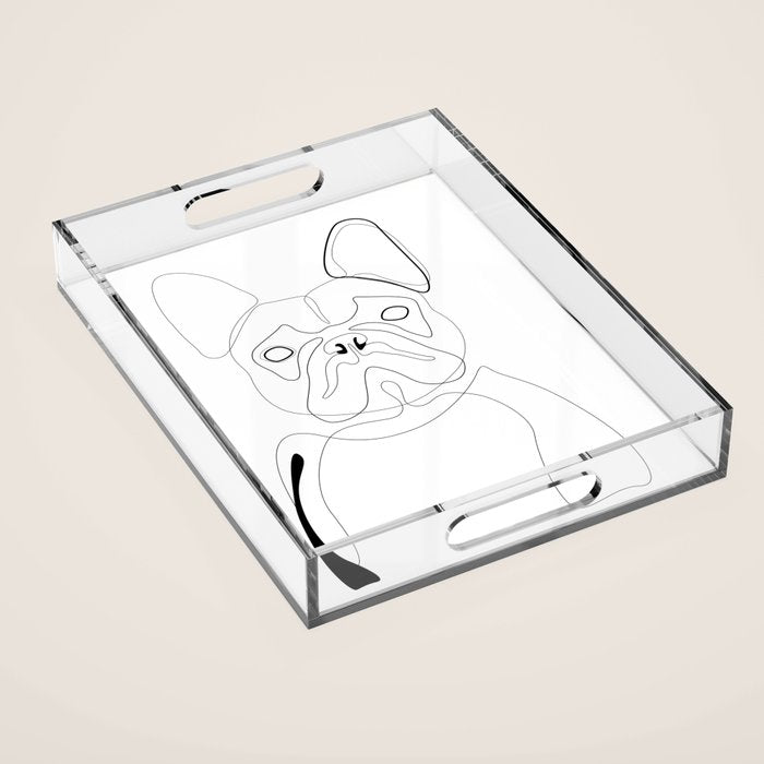 French Bulldog Acrylic Tray Gallery Image 1