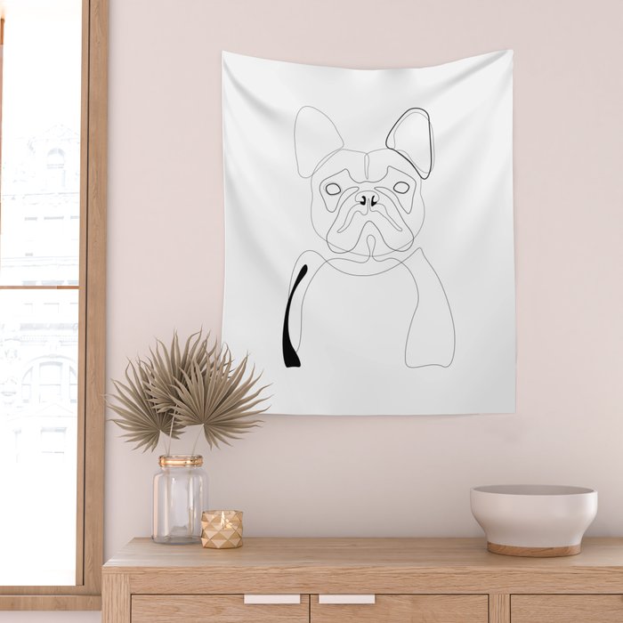 French Bulldog Wall Tapestry Gallery Image 2