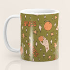 Aries Orange Print Coffee Mug Gallery Image 3