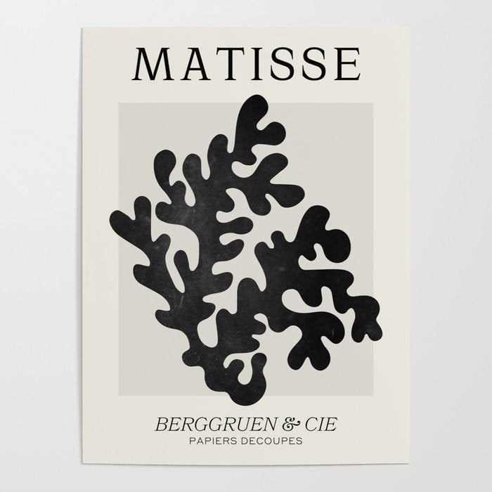 Noir: Matisse Series 03 | Mid-Century Edition Poster Gallery Image 1