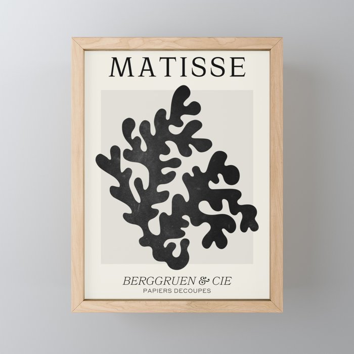 Noir: Matisse Series 03 | Mid-Century Edition Mini Art Print Gallery Image 1
