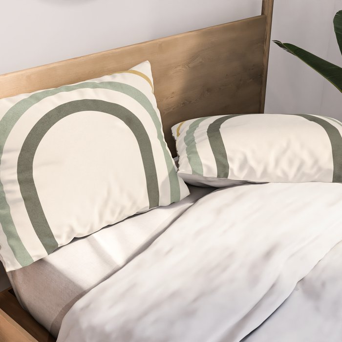 Minimal Geometric 50 Pillow Sham Gallery Image 2