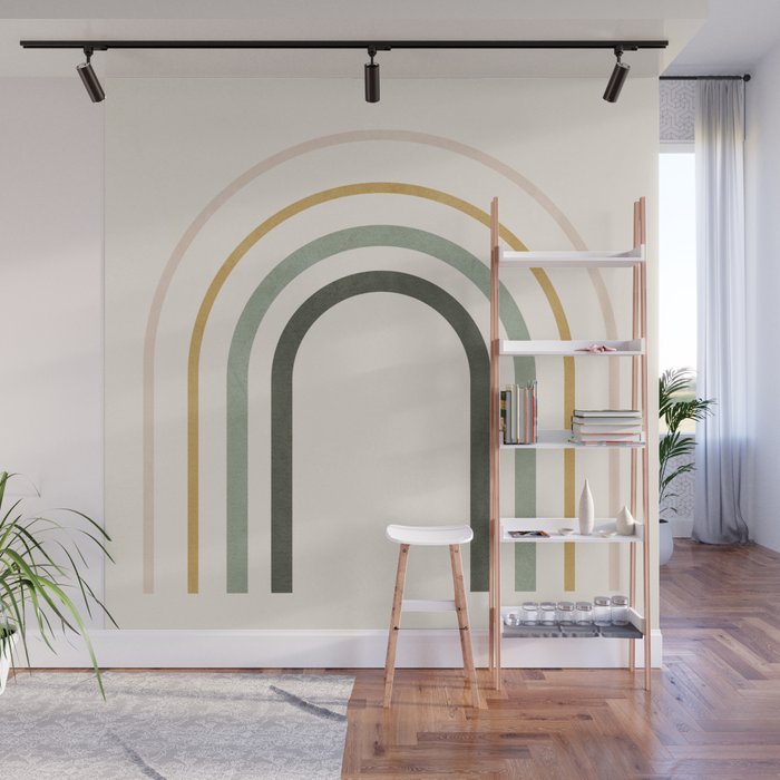 Minimal Geometric 50 Wall Mural Gallery Image 1