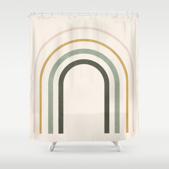 Minimal Geometric 50 Shower Curtain Gallery Image 1