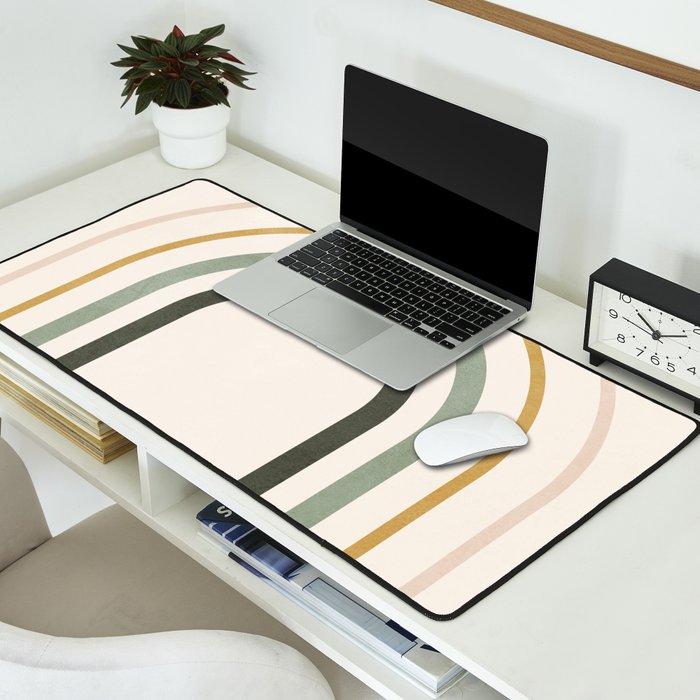 Minimal Geometric 50 Desk Mat Gallery Image 2