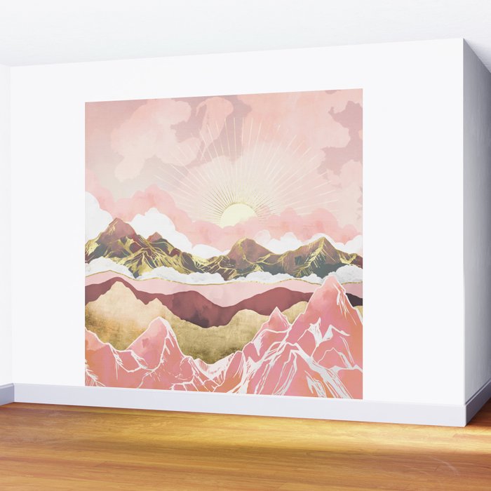 Summer Sunrise Wall Mural Gallery Image 2