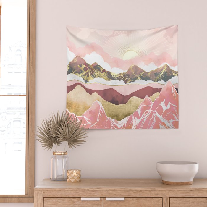 Summer Sunrise Wall Tapestry Gallery Image 2