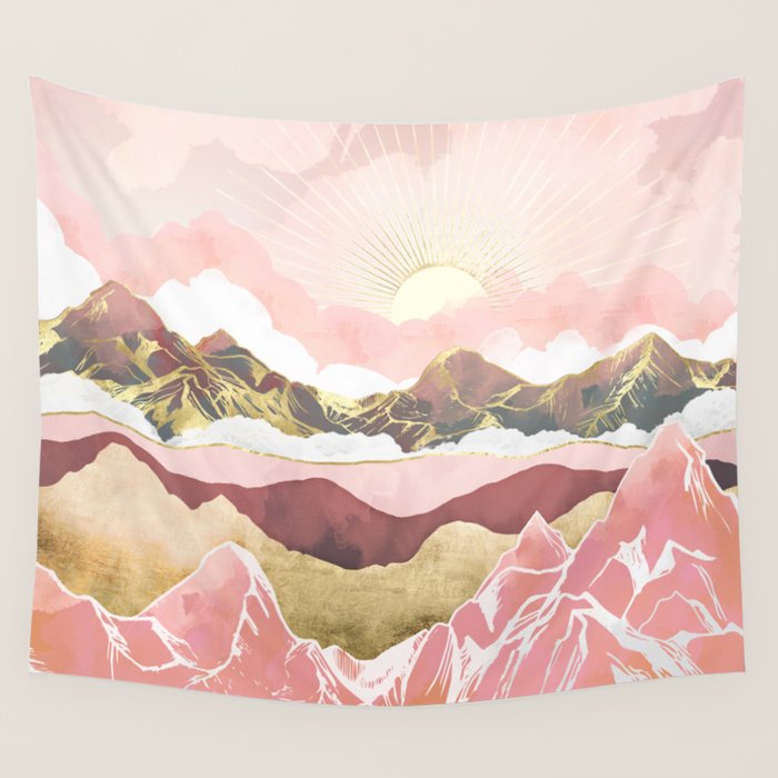 Summer Sunrise Wall Tapestry Gallery Image 4