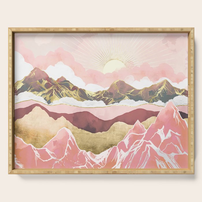 Summer Sunrise Serving Tray Gallery Image 1