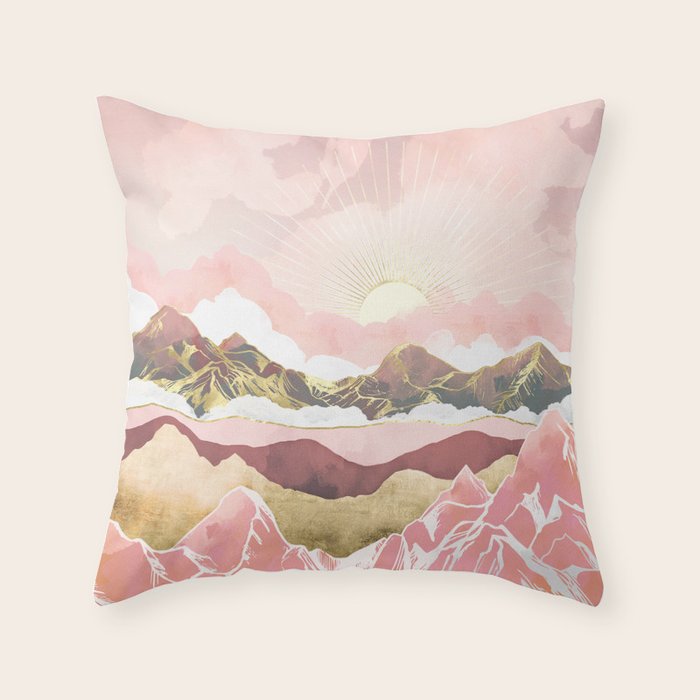 Summer Sunrise Throw Pillow Gallery Image 6
