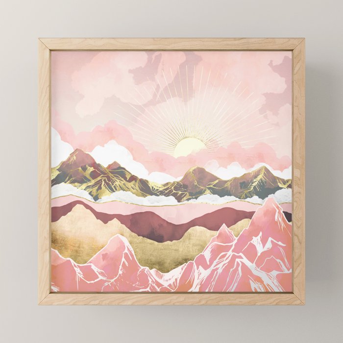 Summer Sunrise Mini Art Print Gallery Image 1