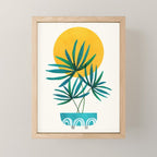 Little Palm + Sunshine Mini Art Print Gallery Image 1