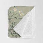 Poppies and Chamomile Throw Blanket Gallery Image 3