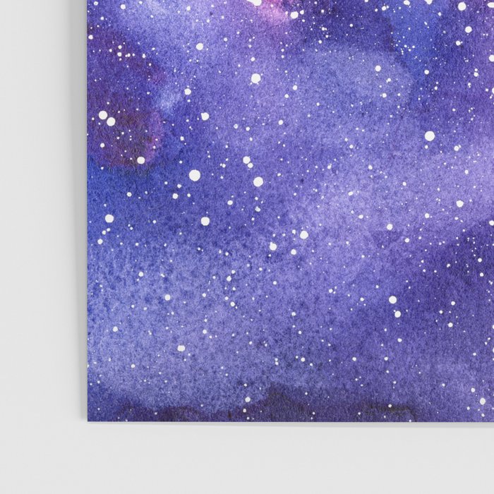 Galaxy Pattern Watercolor Poster Gallery Image 3