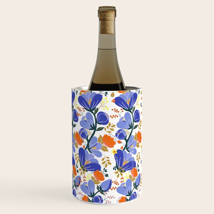 folk spring flowers no2 Wine Chiller Gallery Image 2