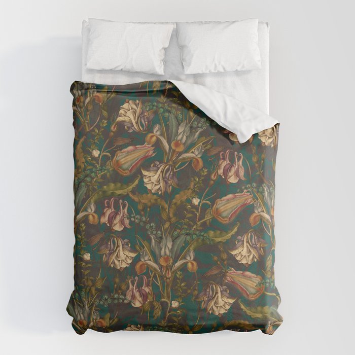 Midnight Summer Garden Duvet Cover Gallery Image 1