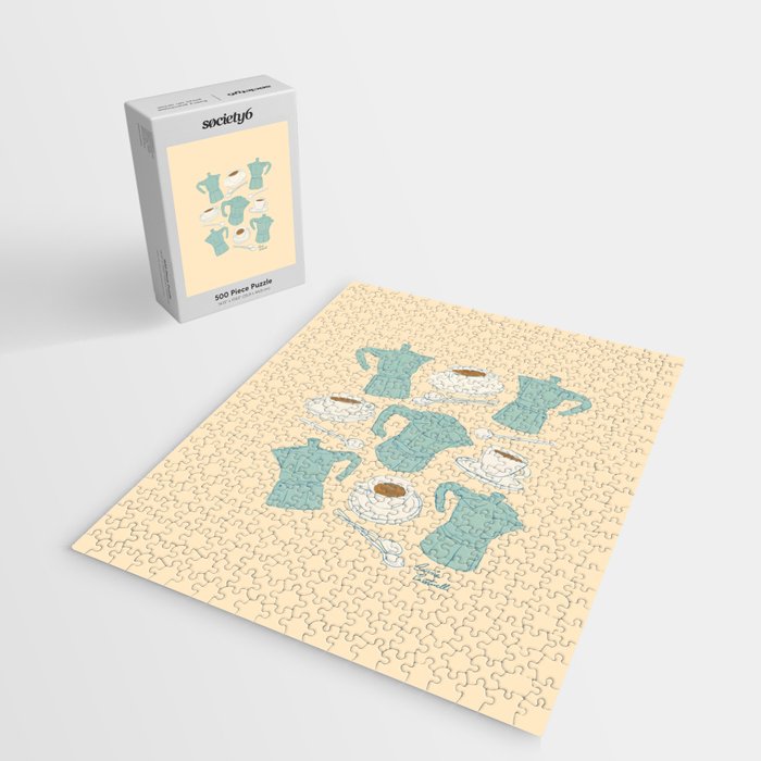 Moka Pots and Espresso Cups Jigsaw Puzzle Gallery Image 2