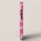 Hot Pink Smiley Faces iPhone Case Gallery Image 2