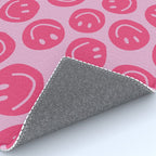 Hot Pink Smiley Faces Rug Gallery Image 4