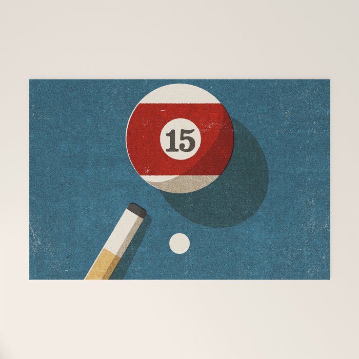 BILLIARDS / Ball 15 Welcome Mat Gallery Image 1