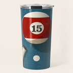 BILLIARDS / Ball 15 Travel Mug Gallery Image 1