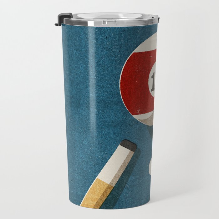 BILLIARDS / Ball 15 Travel Mug Gallery Image 3