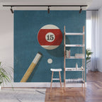 BILLIARDS / Ball 15 Wall Mural Gallery Image 1