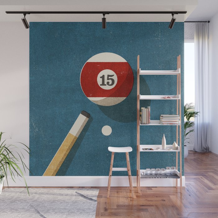 BILLIARDS / Ball 15 Wall Mural Gallery Image 1
