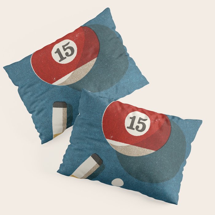 BILLIARDS / Ball 15 Pillow Sham Gallery Image 3