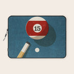 BILLIARDS / Ball 15 Laptop Sleeve Gallery Image 1