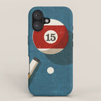 BILLIARDS / Ball 15 iPhone Case Gallery Image 1
