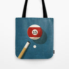 BILLIARDS / Ball 15 Tote Bag Gallery Image 1