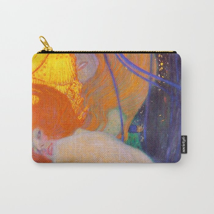 Gustav Klimt "Goldfische" (1) Carry All Pouch Gallery Image 1