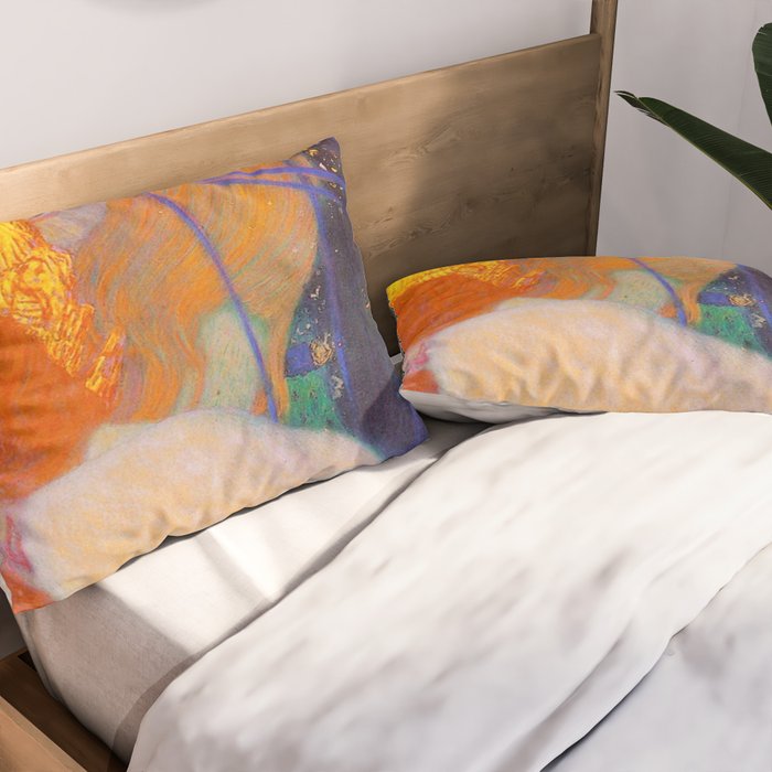 Gustav Klimt "Goldfische" (1) Pillow Sham Gallery Image 2