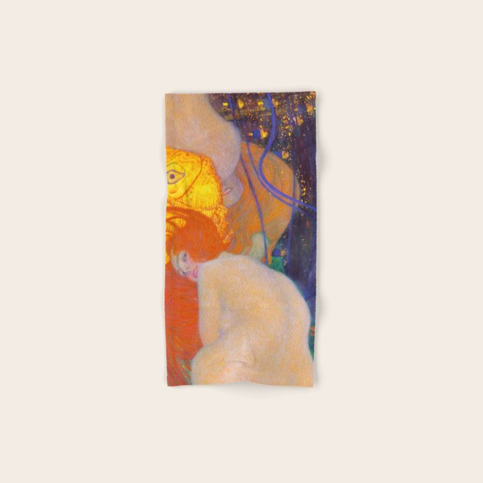 Gustav Klimt "Goldfische" (1) Bath Towel Gallery Image 1