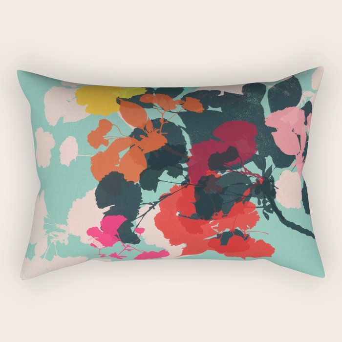 cherry blossom 5 h Rectangular Pillow Gallery Image 1