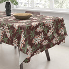 Bluebonnet Floral Brown Peach Multi Tablecloth Gallery Image 3