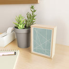 Light Green Line Art Minimalist Lines Simple Art Mini Art Print Gallery Image 2